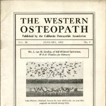 The Western Osteopath, Volume 16 Number 8