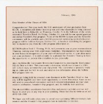 Founder’s Day and Class of 1936 Reunion Invitation