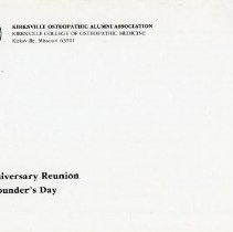 Founder’s Day and Class of 1936 Reunion Invitation