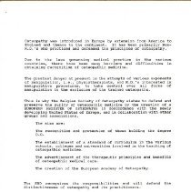 To Get to Know Osteopathy