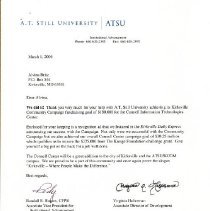 ATSU Exceeds Fundraising Goals, Looks Forward to Future in Kirksville