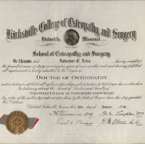 Lawrence Lowe Diploma