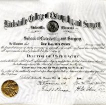 True Eveleth KCOS Diploma