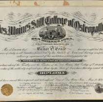 Walter Gould Diploma