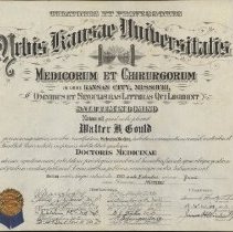 Walter Gould Diploma