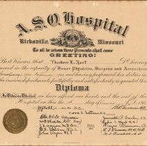 Theodore Hart Diploma
