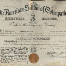 Marion Conklin Diploma