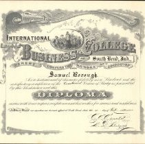 Samuel Borough Diploma