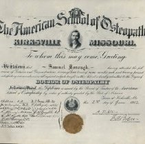 Samuel Borough ASO Diploma