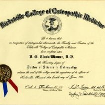 Vivian Clark-Wismer Diploma