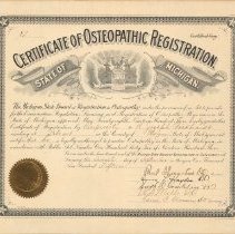 R. Joseph Pickhardt Registration Certificate