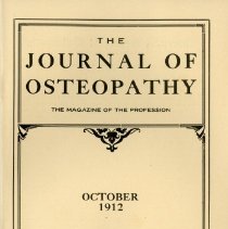 The Journal of Osteopathy, Vol. XIX, No. 10