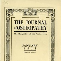 The Journal of Osteopathy, Vol. XX, No. 1