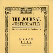The Journal of Osteopathy, Vol. XX, No. 3
