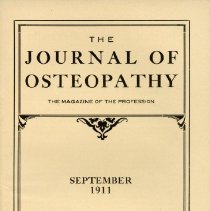 The Journal of Osteopathy, Vol. XVIII, No. 9