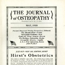 The Journal of Osteopathy, Vol. XXV, No. 5