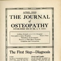 The Journal of Osteopathy, Vol. XXVI, No. 4
