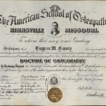 Eugene Casey Diploma