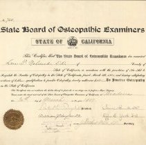 Lou Noland Registration Certificate