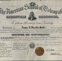 Anna Kerlin Seitz Diploma