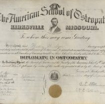 Walter Steele Diploma