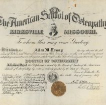 Allen Young Diploma