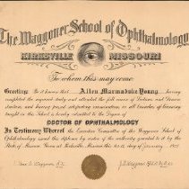 Allen Young Diploma