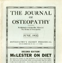 The Journal of Osteopathy, Vol. XXXIX, No. 6