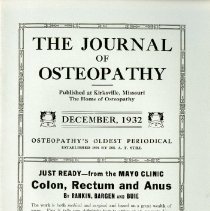 The Journal of Osteopathy, Vol. XXXIX, No. 12