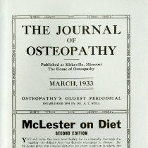 The Journal of Osteopathy, Vol. XL, No. 3