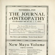 The Journal of Osteopathy, Vol. XXVII, No. 11