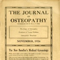 The Journal of Osteopathy, Vol. XXXI, No. 11