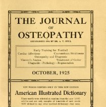 The Journal of Osteopathy, Vol. XXXII, No. 10