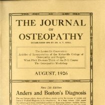 The Journal of Osteopathy, Vol. XXXIII, No. 8