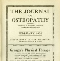The Journal of Osteopathy, Vol. XXXVII, No. 2