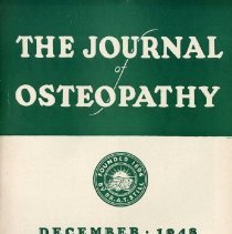 The Journal of Osteopathy, Vol. LV, No. 12