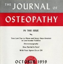 The Journal of Osteopathy, Vol. LXVI, No. 10