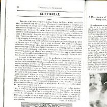 "War" Editorial Correspondence