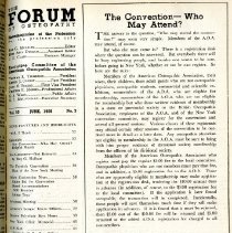 Forum of Osteopathy Volumes 12 & 13, 1939