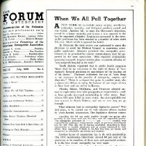 Forum of Osteopathy Volumes 12 & 13, 1939