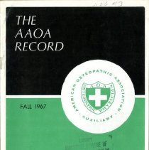 The AAOA Record, Volume 26, Number 3