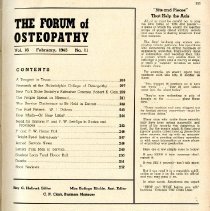 Forum of Osteopathy Volumes 16 and 17; 1943
