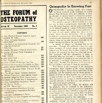Forum of Osteopathy Volume 19; 1946
