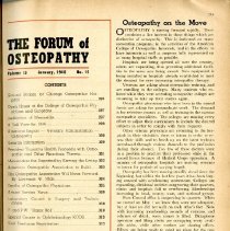 Forum of Osteopathy Volume 19; 1946