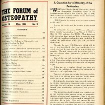 Forum of Osteopathy Volume 19; 1946