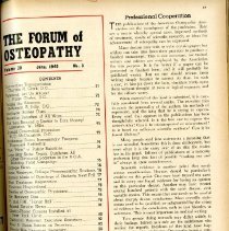 Forum of Osteopathy Volume 19; 1946