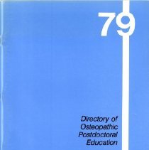 1979 Directory of Osteopathic Postdoctoral Education