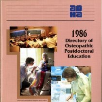 1986 Directory of Osteopathic Postdoctoral Education