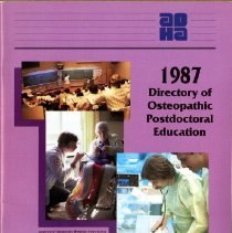 1987 Directory of Osteopathic Postdoctoral Education