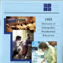 1988 Directory of Osteopathic Postdoctoral Education